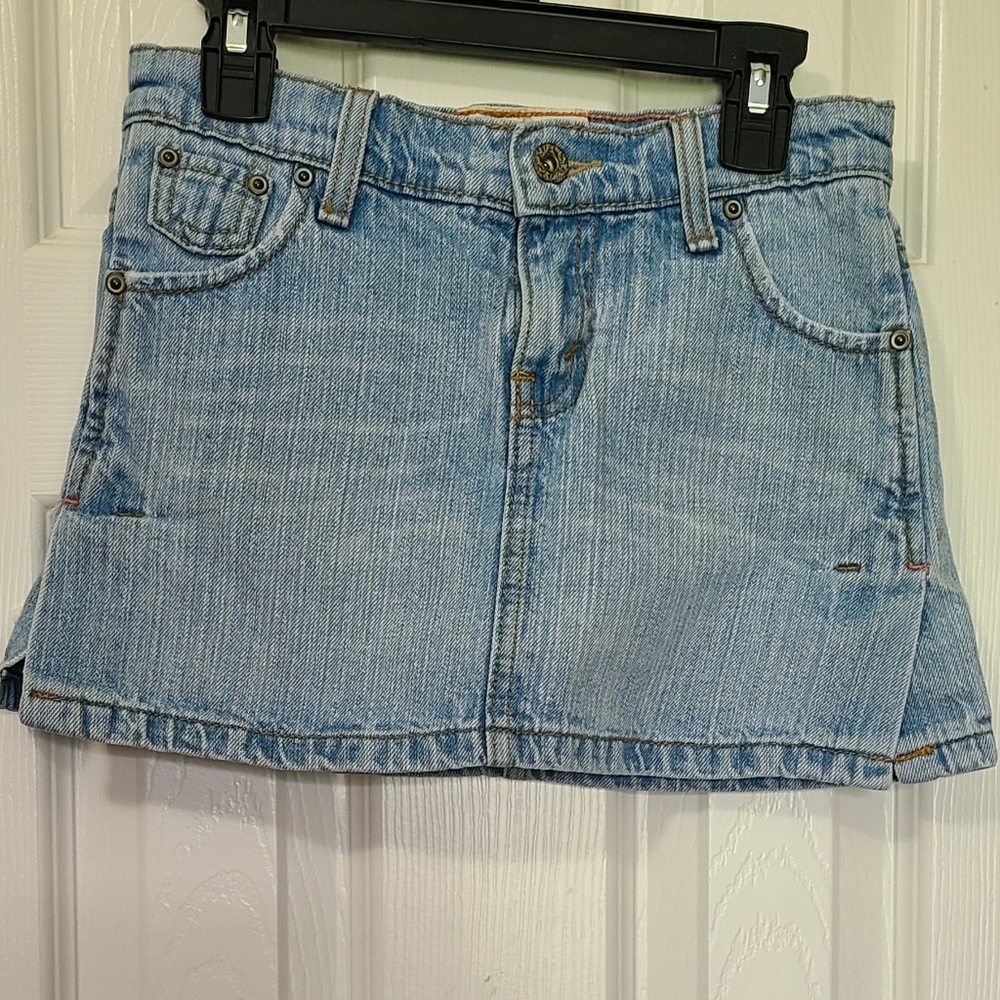 Levi's Denim Skirt with Shorts Underneath